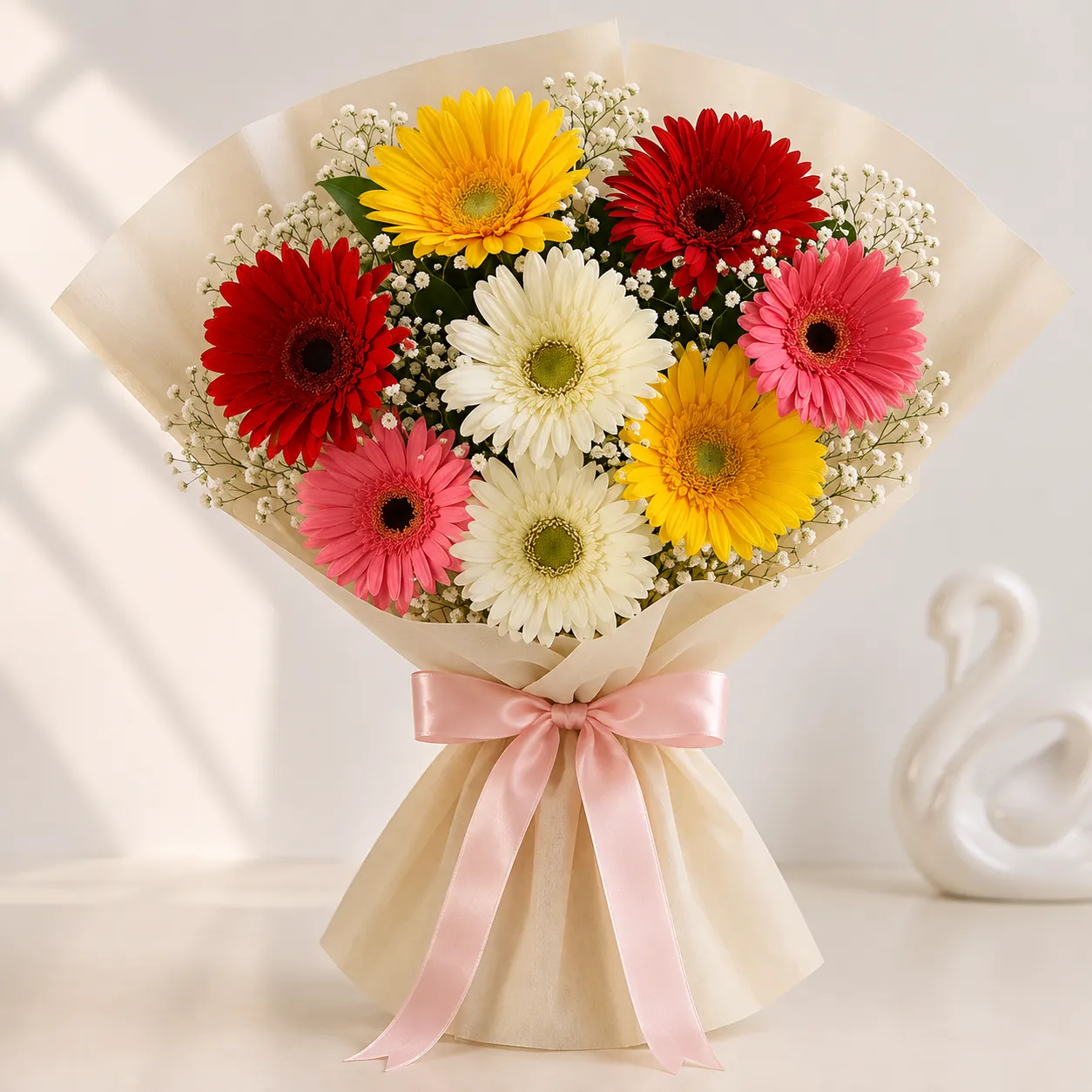 Premium Mixed Gerbera Bouquet