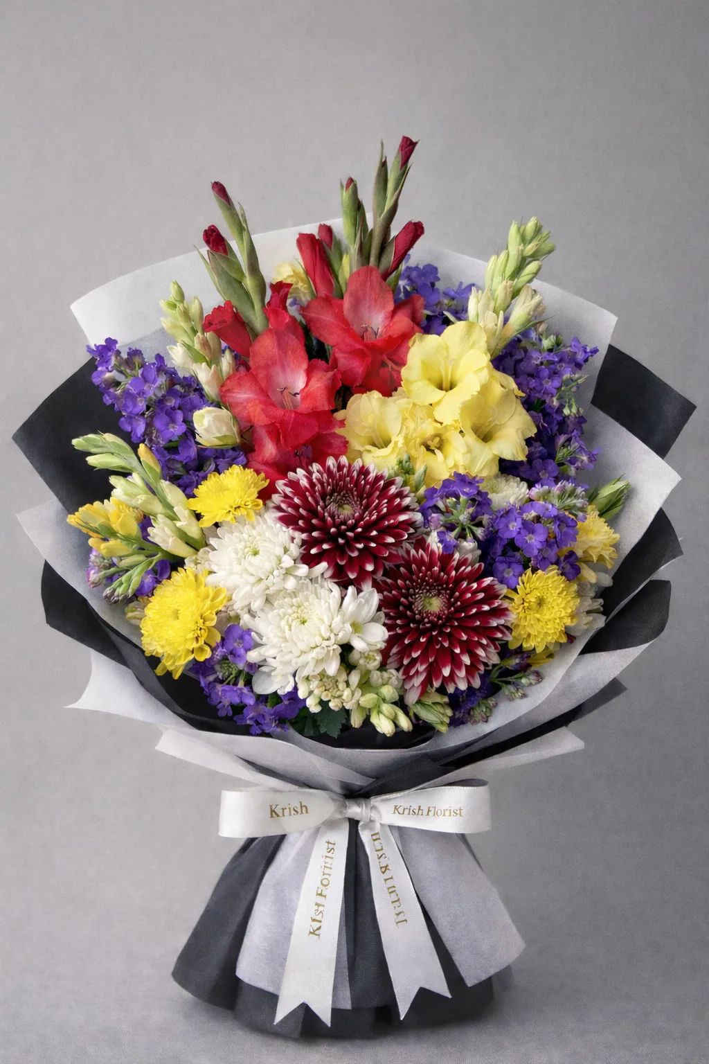 Luxury Lily, Gerbera & Orchid Basket | Premium Flowers Delhi – Krish Florist