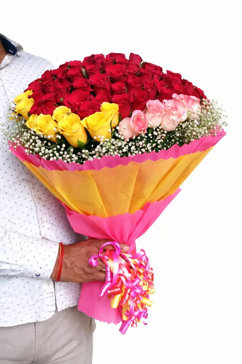 Same Day Flower Delivery in South Delhi – Fresh Rose Bouquet by Krish Florist